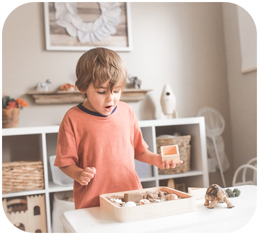 play therapy activity for child development support